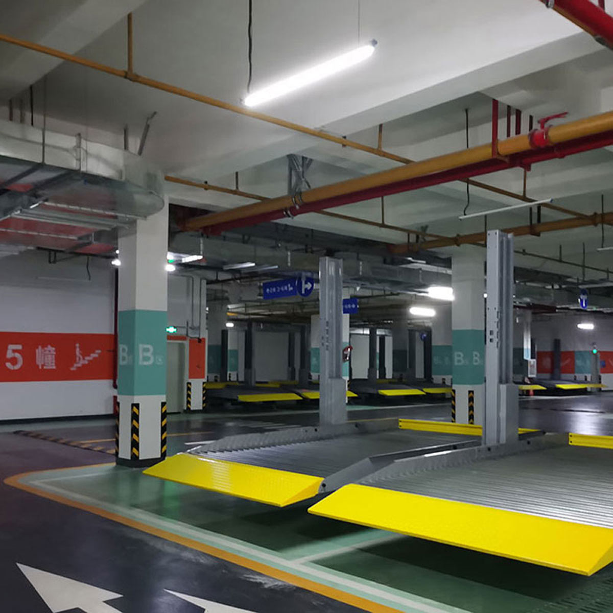 德格升降式立體車庫(kù)安裝